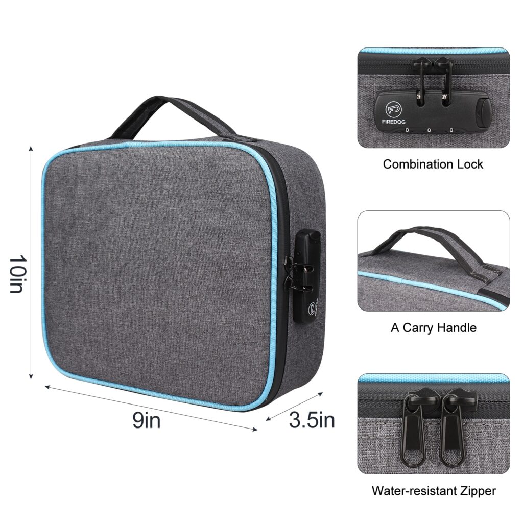 Large Smell-Proof Case with Combination Lock 4